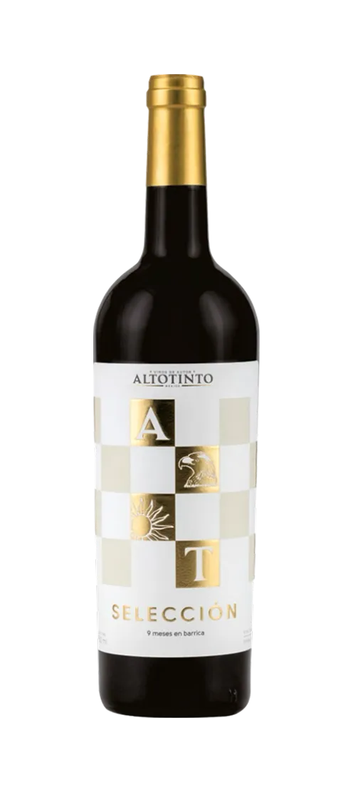 Bottle of Altotinto Selección, Mexican red from Ensenada.